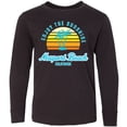 thumbnail image 3 of Inktastic Summer Enjoy the Sunshine Newport Beach Florida in Blue Long Sleeve Youth T-Shirt, 3 of 5
