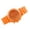 CE10_Orange, variant on Resicozy Watches for Women Fashion Multifunction Watch EL Backlight Digital Chronograph Watch Strap Square/Round Watch Beige