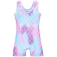 thumbnail image 2 of HOZIY Gymnastics Leotards for Girls with Shorts Toddlers Biketards Rainbow Unicorn Dinosaur Mermaid Leopard Flower Galaxy, 2 of 6