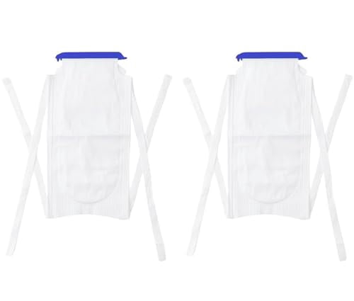 Comfortable Reusable Medical Large Ice Bags, Refillable Ice Packs with 4 Adjustable Ties for Cold Therapy, Muscle Pain Relief and Ankle, Knee, Neck, Shoulder Injuries (12 Pack)