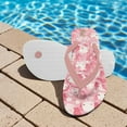 thumbnail image 3 of Psesaysky Girls Classic Non Slip Beach Sandals Pink Cartoon Axolotl Print Casual Flip Flop Surfer Boy Girl Size 13.5, 3 of 7