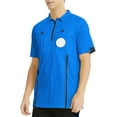 thumbnail image 3 of Toptie Men\'s Soccer Referee Jersey Officials Pro Short Sleeve Referee Shirts-Blue-2XL, 3 of 7