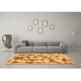 thumbnail image 3 of Ahgly Company Indoor Rectangle Abstract Orange Modern Area Rugs, 3' x 5', 3 of 4