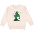 thumbnail image 2 of Inktastic Kawaii Cats Christmas Tree Toddler Sweatshirt, 2 of 4