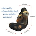 thumbnail image 2 of Goofa Adorable Otter Pair Hug Printed Car Seat Covers, Automotive Seat Covers for Cars Trucks and SUVs, Quick Setup Universal Fit Elastic Seat Covers-2 PCS, 2 of 6