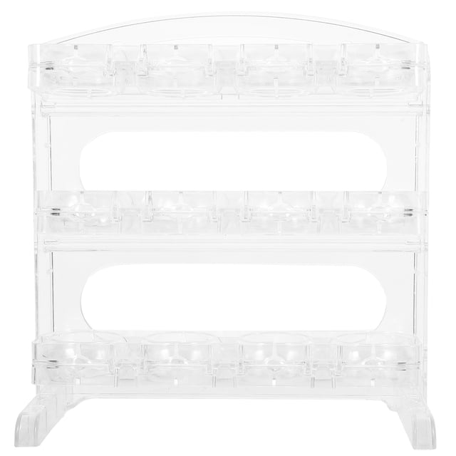Bandeja de huevos para refrigerador, caja de almacenamiento de huevos de plástico, estante práctico para almacenamiento de huevos