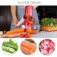 thumbnail image 3 of Vegetable Cutter Household Spiral with 3 Blades, Foldable Spiralizer for vegetables, vegetables, zucchini, such as Spaghetti and Pasta Machine, Noodle, Ribbons or vermicelli, 3 of 5