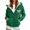 Dark Green, variant on Tiweut Womens Casual Jackets Winter Warm Zip Up Fleece Hooded Long Sleeve Sweatshirt Cozy Lined Pullover Soft Outdoor Athletic with Pockets Tops Dark Green,2XL