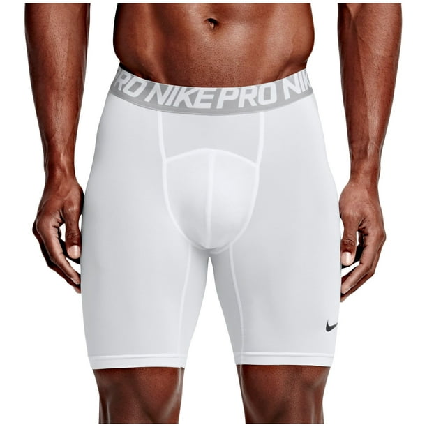egipcio solapa Definición Nike Men's 6'' Pro Cool Compression Shorts - White - Size XXXL - Walmart.com