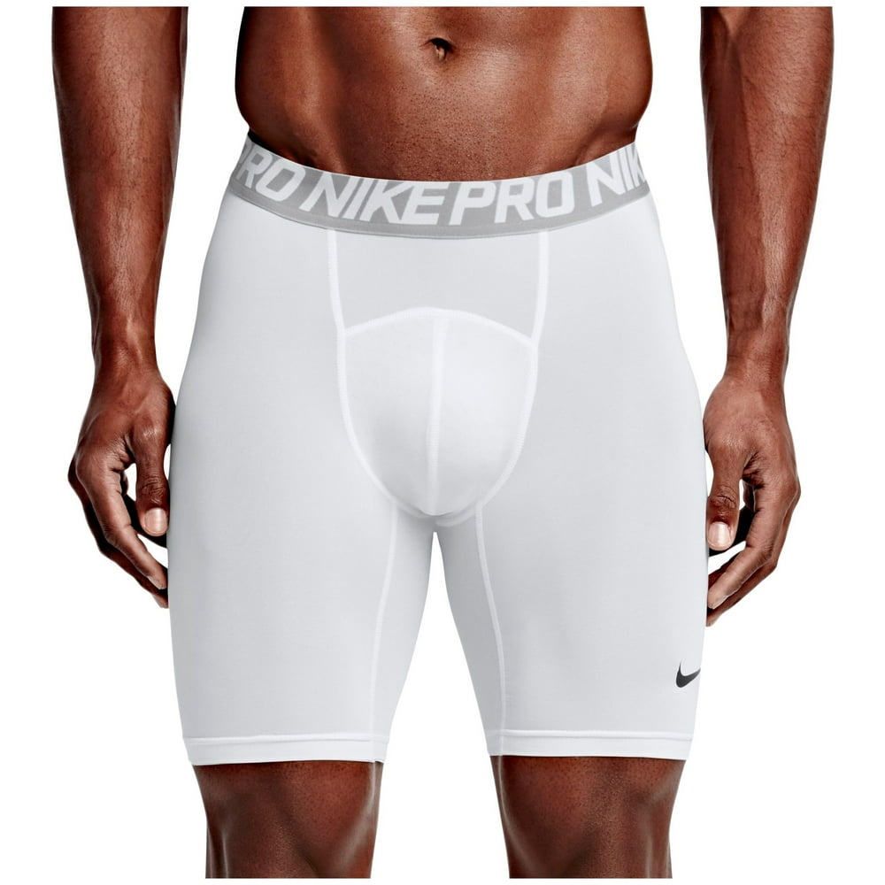Nike - Nike Men's 6'' Pro Cool Compression Shorts - White - Size XXXL ...