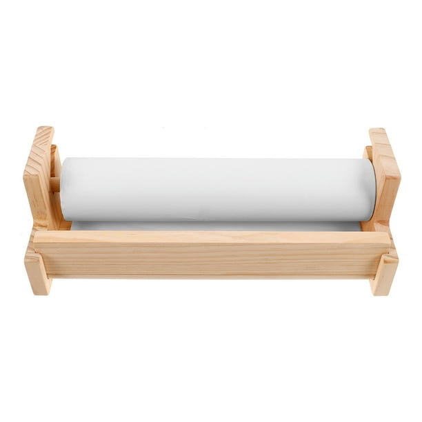 Caballete de madera para rollos de papel Caballete de mesa Caballete de mesa para pintura con pergamino