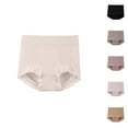 thumbnail image 2 of Paiwinds Women‘s High Waist Modal Cotton Seamless Briefs - Ribbed Peach Butt Shape with Wavy Edge, Comfortable Stylish Fit for Daily Wear, One Size, 2 of 3