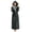 Grey, variant on Artfasion Women Long Hooded Robe Soft Flannel Fleece Full Length Bathrobe Winter Warm Housecoat Shower Nightgown