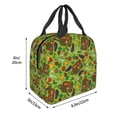 thumbnail image 3 of Gaeub Carrot Eggplant Print Lunch Bag Lunch Box for Women Men,Reusable Insulated Lunch Bags for Adults,Leakproof Cooler Lunch Tote Bag, Large Capacity for Work Travel Picnic, 3 of 8