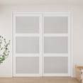 thumbnail image 2 of 72" x 80" 3 Lite Height Pantry or Closet Sliding Doors with Hardware Kit Finished, No assembled request, 2 of 7