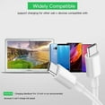 thumbnail image 5 of USB C to USB C Cable - 2m / 6 ft - USB Cable Male to Male - USB-C Cable - USB-C Charge Cable - USB Type C Cable - USB 2.0 (USB2CC3M) - USB cable - 24 pin USB-C (M) to 24 pin USB-C (M), 5 of 5