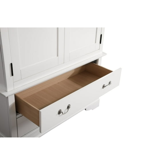 Newboti Furniture Louis Phillipe G3190-A Armoire, White 65424