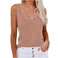 thumbnail image 2 of Goodtrade8 Summer Tank Tops for Women Casual Camisole Tshirts Sleeveless Undershirts Pullover Work Crewneck Lightweight Womens Tops, 2 of 6