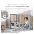 thumbnail image 4 of Cuna de Madera Convertible 3 en 1 Esquimal - Cuna, Cama Montessori y Sillón (Madera-Gris, 125x65 cm), 4 of 7