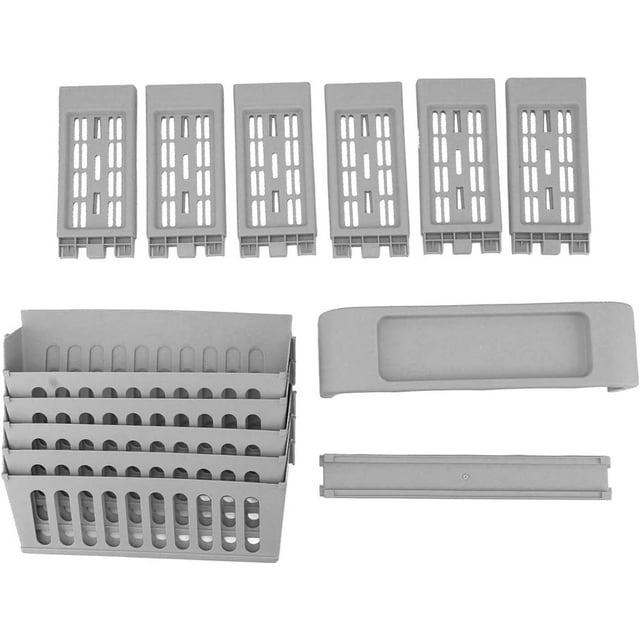 HUGFEGWE Large Capacity Sturdy 5 Tier Bookshelf Stationery Box for Desk Organization in Classroom Home Storage (Grey) CJB91-50456