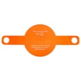 thumbnail image 1 of tapete de silicona para hornear pan, práctico tapete de transferencia de masa con mango largo (naranja), 1 of 5