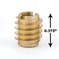 thumbnail image 2 of E-Z Lok B435322 M4-0.7 in. Insert for Hard Wood - Brass, 2 of 3