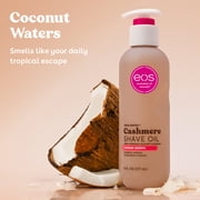 (2 pack) eos Cashmere Shave Oil for Smooth Skin - Coconut Waters - 6 fl oz