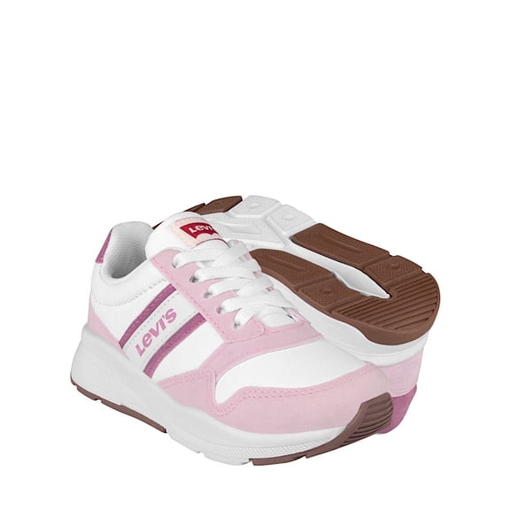 TENIS CASUALES NIÑA LEVI´S 407630013 SIMIPIEL BLANCO Levis  0407630013