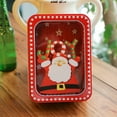 thumbnail image 6 of Multi-Purpose Gift Box with Lid Santa Claus Pattern New Year Gift Packaging Tin Box for Home, 6 of 8