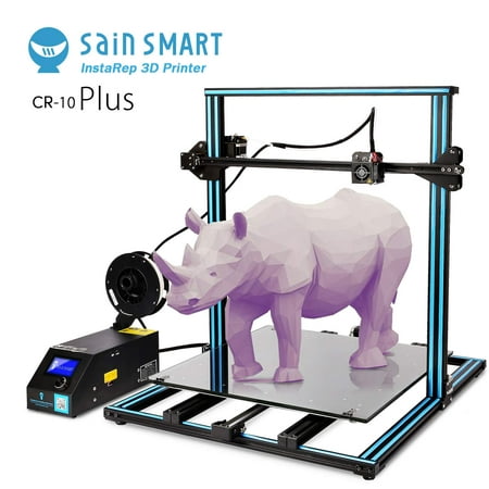 SainSmart x Creality CR-10 Plus Dual Z-axis Semi-Assembled 3D Printer, Massive Print Size (Best Dual 3d Printer)