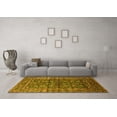 thumbnail image 3 of Ahgly Company Indoor Rectangle Oriental Yellow Industrial Area Rugs, 6' x 9', 3 of 4