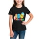 thumbnail image 5 of Blusas y camisas de manga corta con cuello redondo, moda de verano y primavera, para niños, cuello redondo, manga corta, temporada escolar, camiseta estampada, blusa de poliéster para niños, 5 of 5