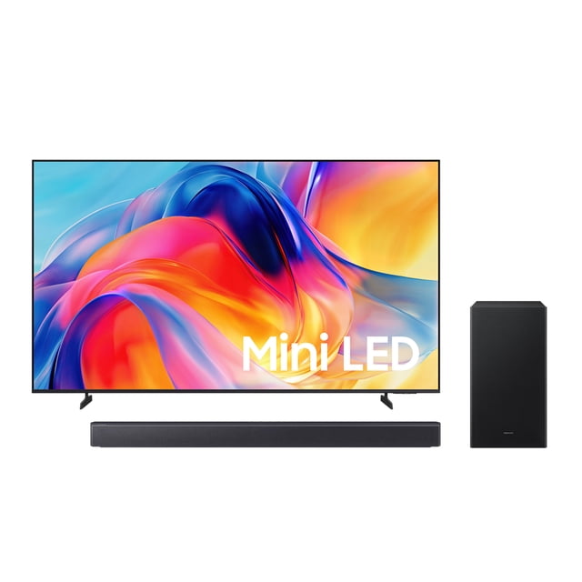 Combo TV Samsung 55" Mini Led M70HAF Vision AI 4K + Barra de sonido 2.1Ch B-series con Subwoofer HW-B450F
