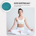 thumbnail image 2 of CTIRCHIU Fitness Exercise Mat Shock Absorbing Jumping Mat TPE Blue for Adult Workout 1Pcs, 2 of 6