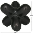 thumbnail image 3 of 8" x 7" Black Aluminum Jack Abstract Sculpture, by DecMode, 3 of 7