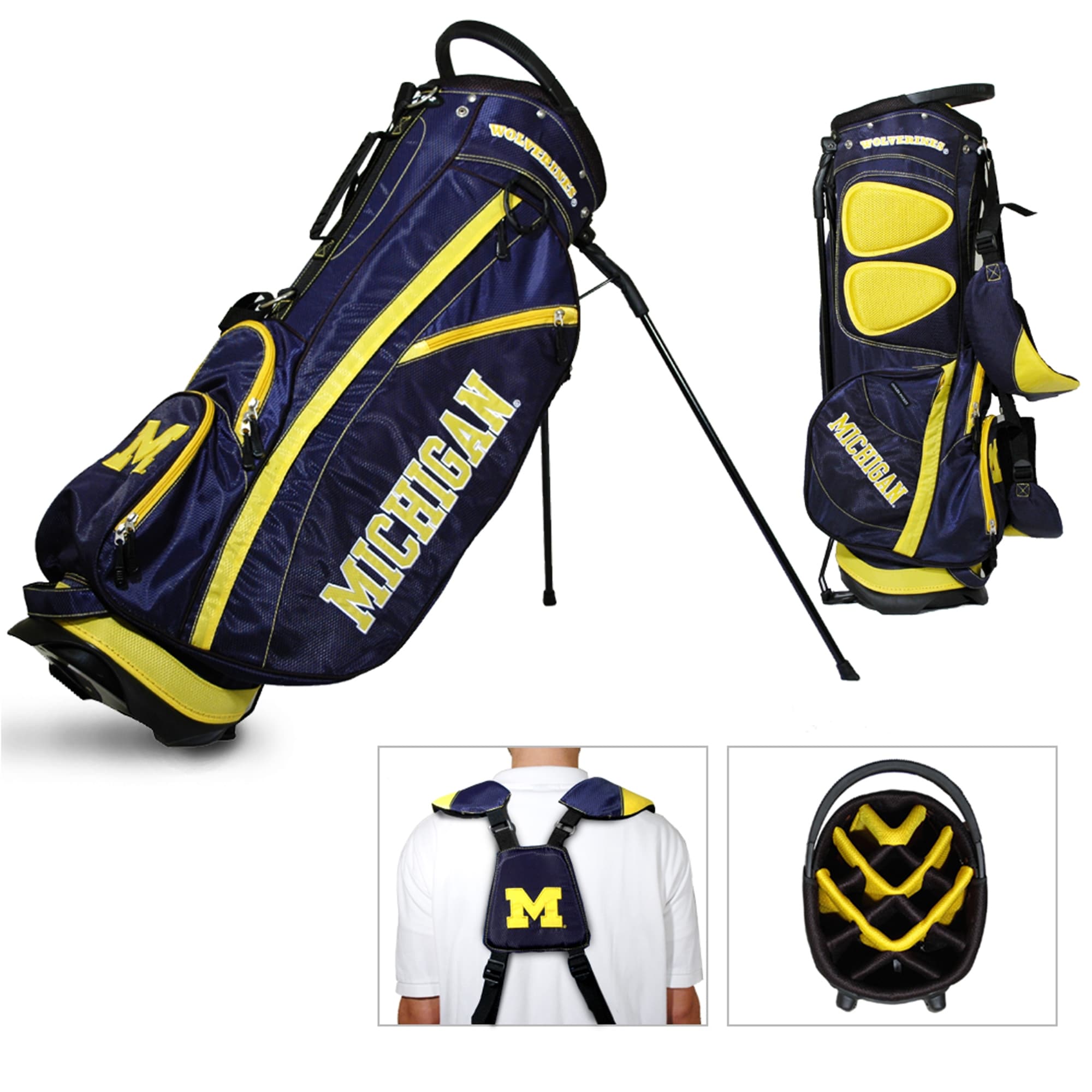 Team Golf 22228 Michigan Wolverines Fairway Stand Bag