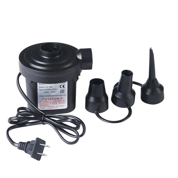 Bomba de aire eléctrica, bomba de colchón de aire portátil de 110 V, bomba eléctrica infladora universal bidireccional para piscina inflable, colchones de aire, etc. oso de fresa Juguete