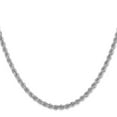 thumbnail image 2 of Auriga Fine Jewelry 14K White Gold 3.0mm Rope Chain Necklace 24inch for Women, 2 of 5