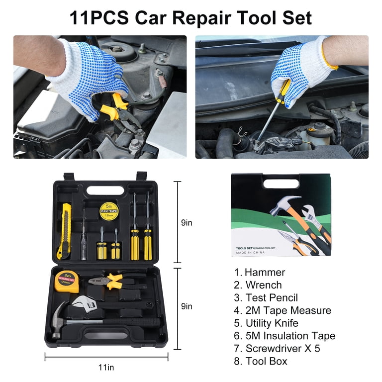 Nexpow Emergency Car Kit, Roadside Assistance Kit with Jumper