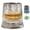 G, variant on 360 Degree Rotating Whiskey Glass, Crystal Wine Glass with Stress Relief Function, 260ml, Dazzling Light and Shadow, for Birthdays, Holidays, Fathers Day