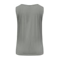 thumbnail image 5 of Levmjia Women's Sleeveless V Neck Tank Top Floral Print Casual Loose Fit Summer Top Solid Color A Line Blouse for Daily Wear, 5 of 5