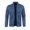 #Navy, variant on DPTALR Men's Solid Color Long Sleeve Stand-Up Collar Zipper Cardigan Sweater Jacket,Navy,S