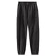 thumbnail image 4 of Ceisia Men Flannel Warm Sleep Pants Adjustable Drawstring Home Pants Casual Gift Outdoor Lounge Trousers, 4 of 9