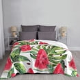 thumbnail image 5 of Toddler Blanket For Boys Girls Adult Lightweight Baby Kids Blanket Cute Soft Watermelon Palm Blankets Comfy Fleece Flannel Plush Crib Throw Blankets Gifts 50"X40", 5 of 7