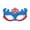 B002- Multicolor (B), variant on 4Th of July Mask for Men Red White Blue Sequin Half Mask with Crown, Ideal for Masquerade Party and 4Th of July Party Supplies Patriotic Masquerade Mask for Couples and Adults,