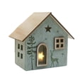 thumbnail image 1 of Figura decorativa navideña, artesanía decorativa, accesorios para fotos, centro de mesa rústico, decoración de mesa para fiestas, adorno de navideño. 9 cm x 6 cm x 105 cm, 1 of 8