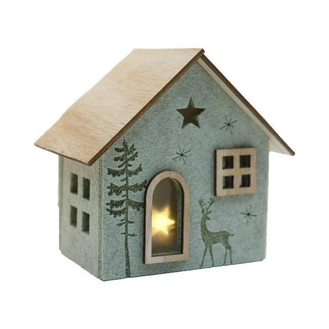 Figura decorativa navideña, artesanía decorativa, accesorios para fotos, centro de mesa rústico, decoración de mesa para fiestas, adorno de navideño. 9 cm x 6 cm x 105 cm