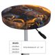 thumbnail image 4 of Balery Lizard With Sunglasses Sunset Fundas de asiento para taburete de bar redondo de tela de terciopelo ajustables que protegen de arañazos y manchas para sillas de 14 a 17 pulgadas.-12 inch, 4 of 7