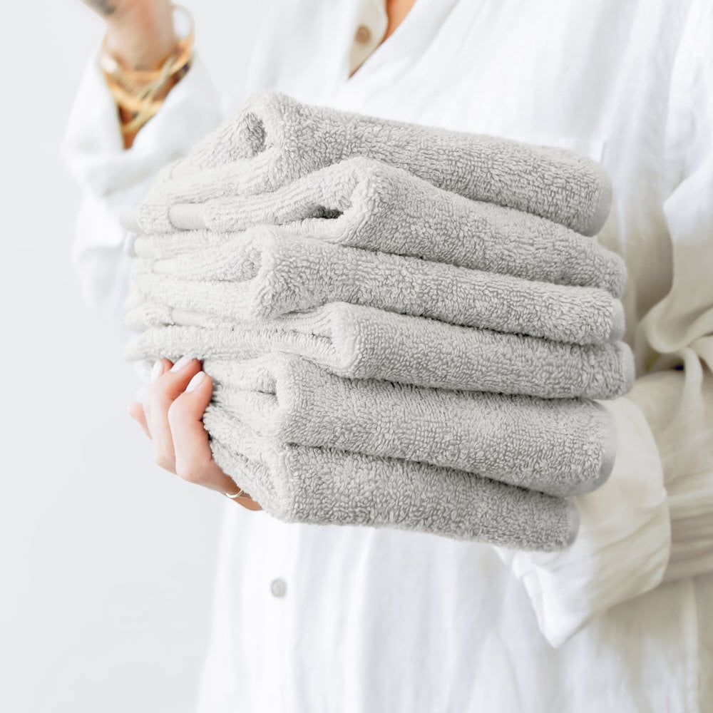 Noble Linens 6 pack Cotton Washcloths