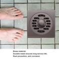 thumbnail image 4 of Floor Drain, Easy Installation Grey Finish 10 X 10cm Square Fine Workmanship Rust  Shower Drain  for Garage, 4 of 8
